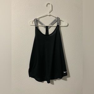 NIKE razor back black tank top